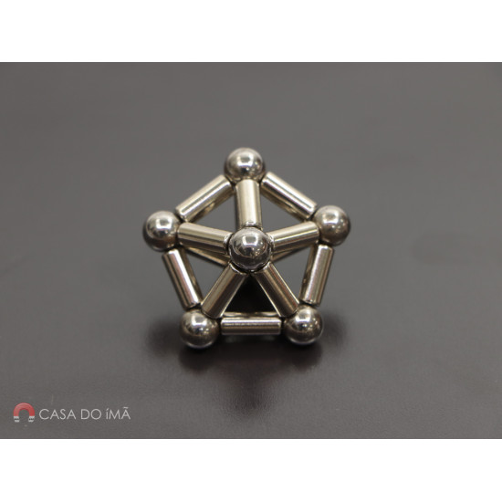 Pirâmide Magnética de Neodímio - 155 peças Pirâmide Magnética de Neodímio - 155 peças